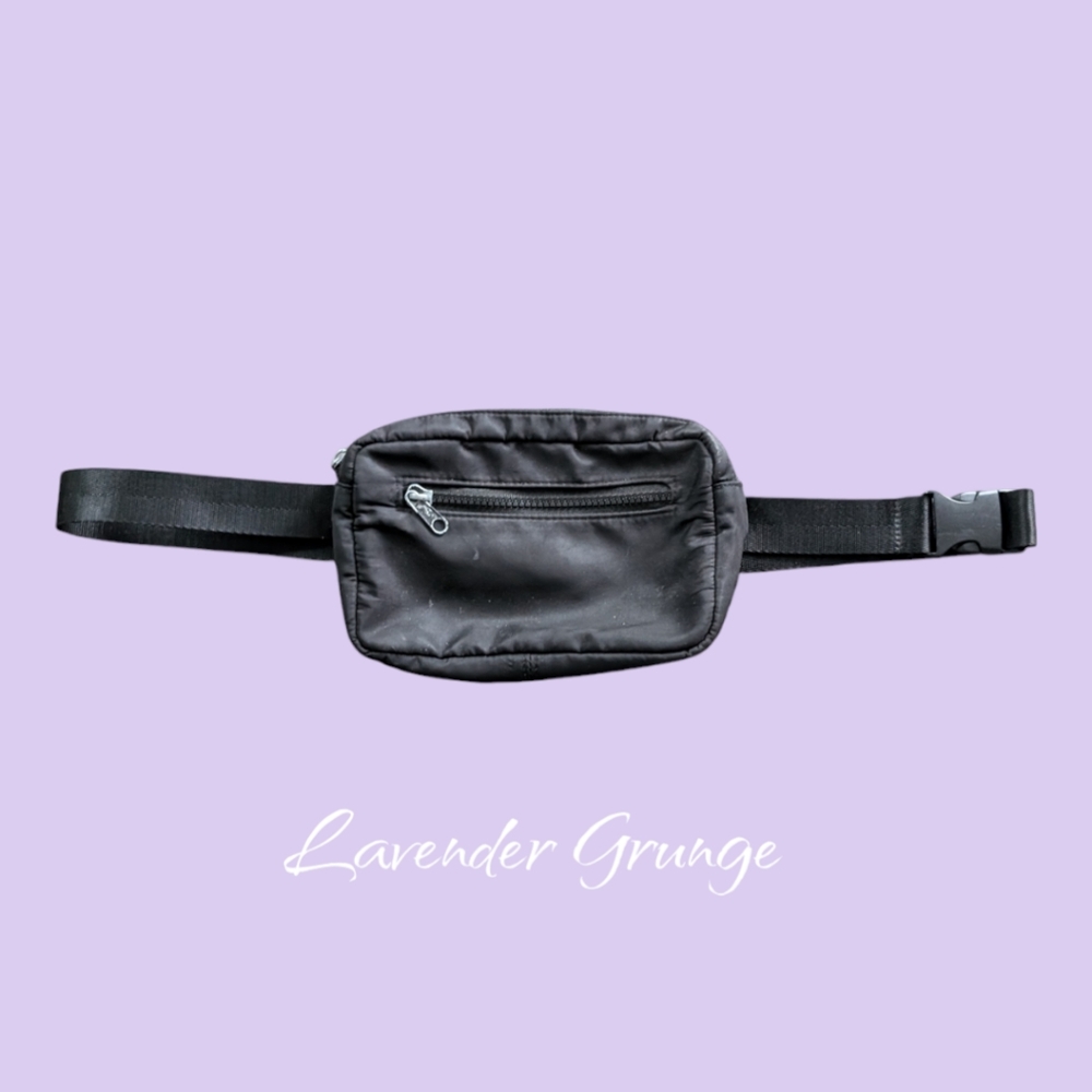 Classic Black Fanny Pack & Club Bag